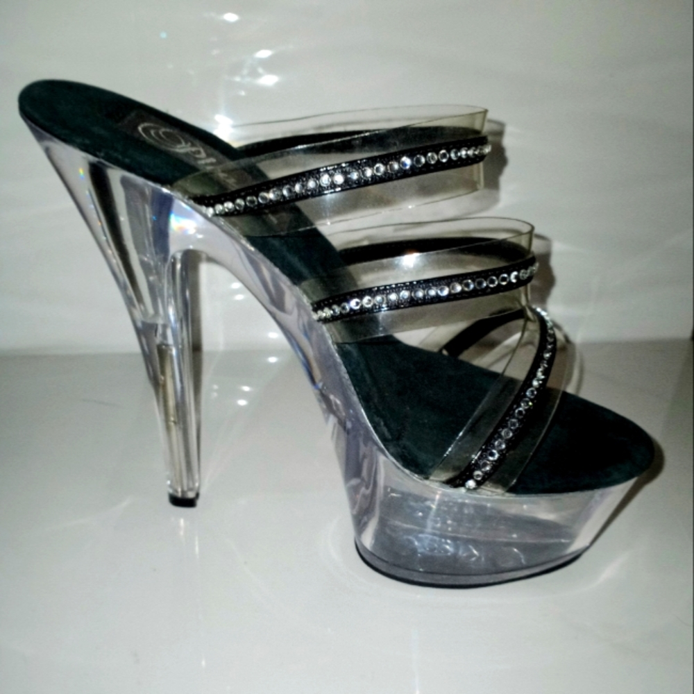 Pleaser Black Heel